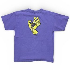 NHS - Santa Cruz skateboards 90’s sawed off hand, screen print T-shirt